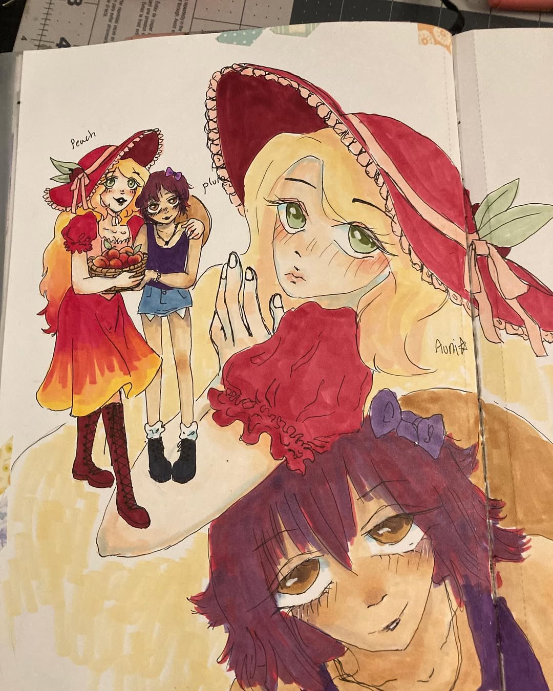 Peach and Plum Humanization