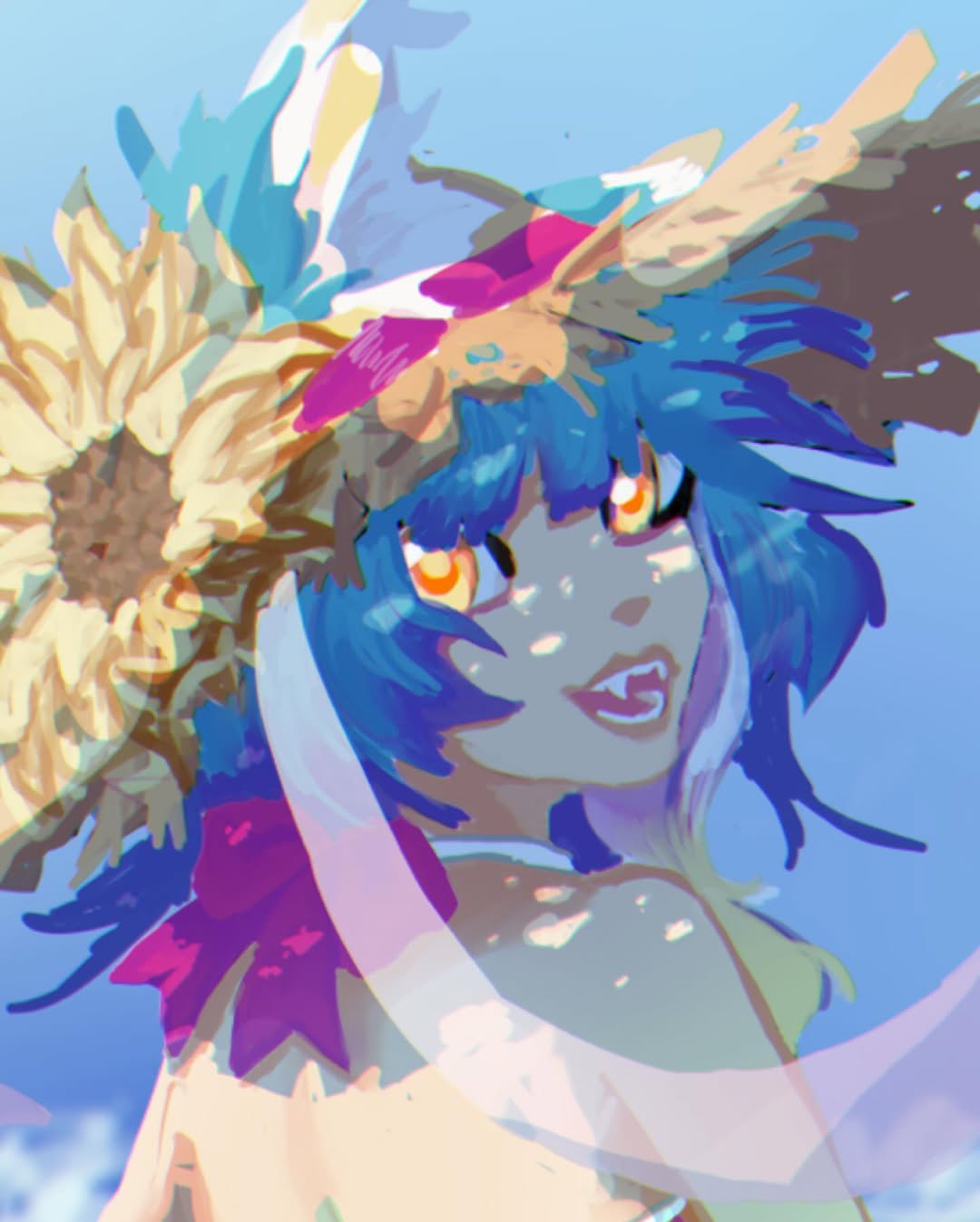 Beach Vibes for the Kayozia Art Contest!