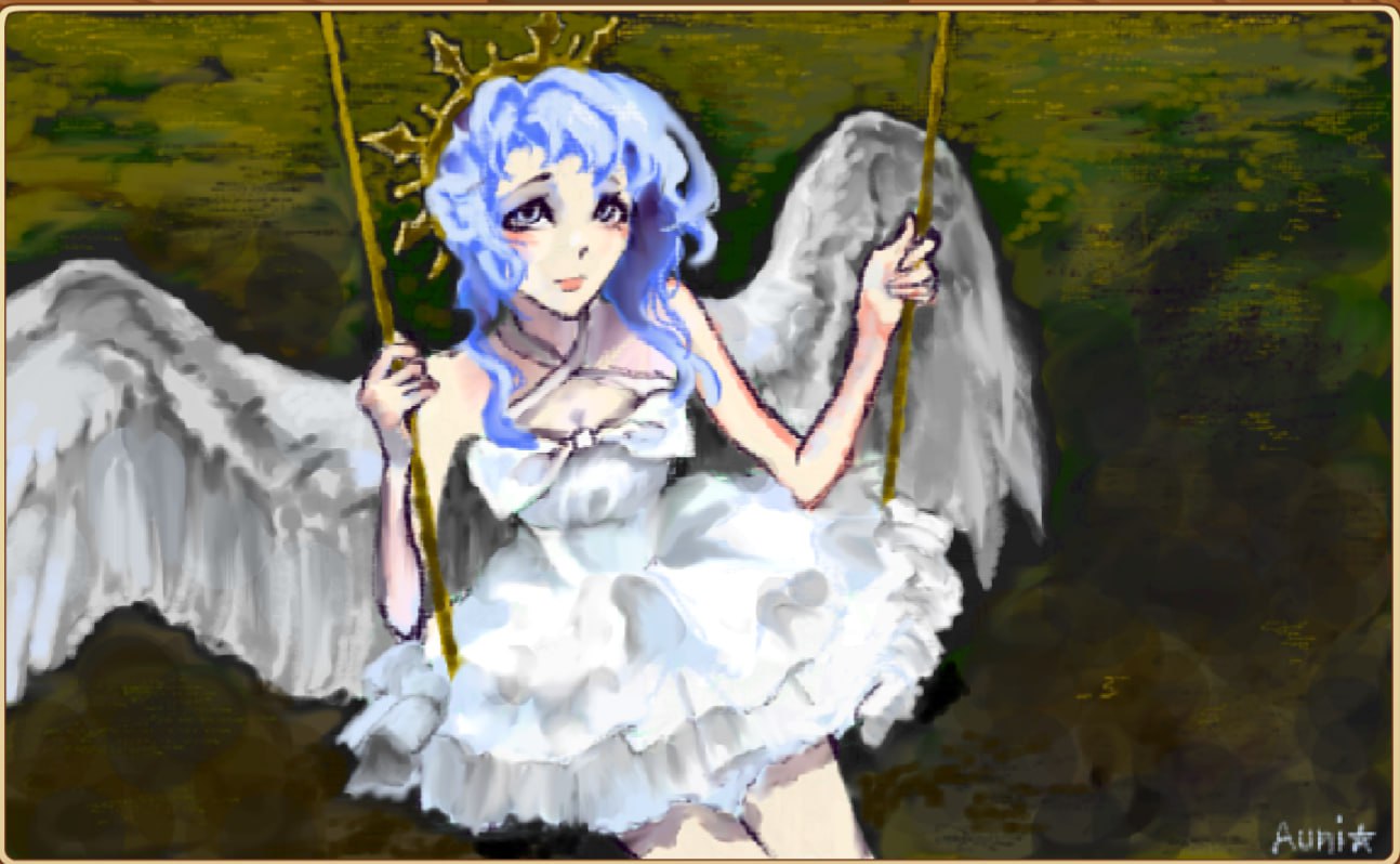 Blue Haired Angel